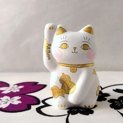 幸せを呼ぶ 招き猫 打出の小槌