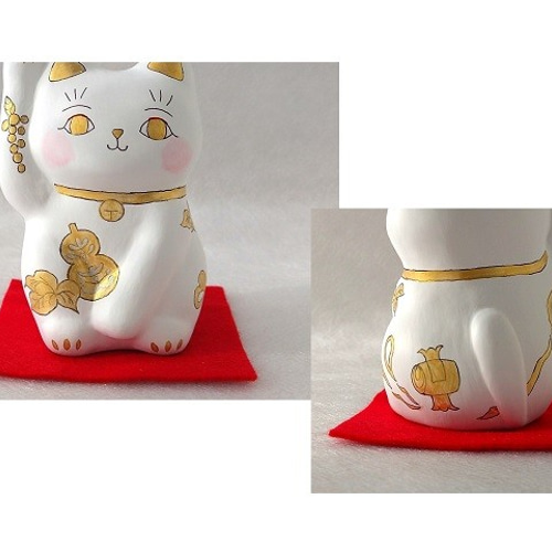 招き猫 瓢箪と打ち出の小槌 招き猫 文鳥 通販 5256058｜Creema(クリーマ)