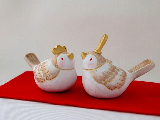 【お雛様】 ふくら雀雛