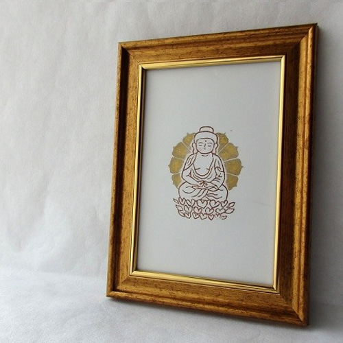 仏像版画 阿弥陀如来 版画 文鳥 通販 8264560｜Creema(クリーマ)