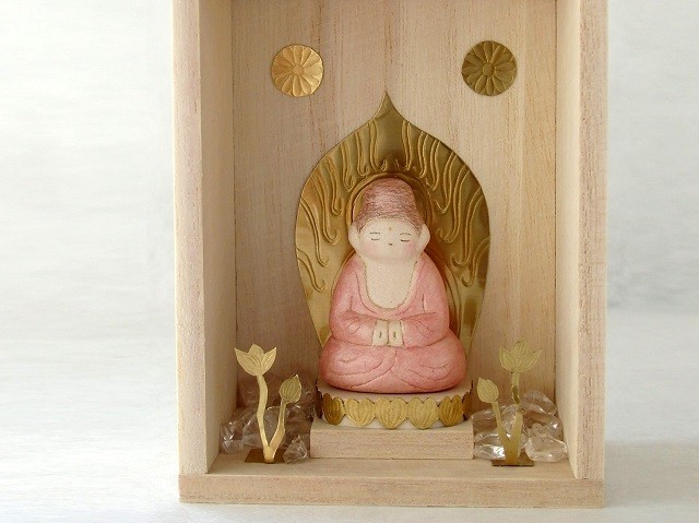 【受注製作】 阿弥陀如来　桐箱飾り
