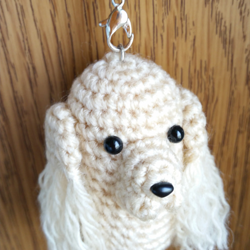 アメリカンコッカースパニエル】編みぐるみストラップ