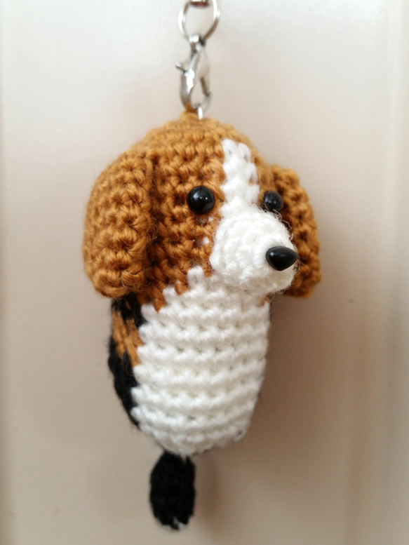 ビーグル】編みぐるみストラップ あみぐるみ C☆D 通販 5353088