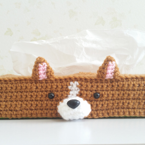 いちにのコーギー！ ティッシュケースカバーぬいぐるみ いち、いち