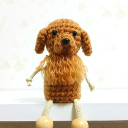 ちょこん♡お座りゴールデンレトリバー あみぐるみ C☆D 通販 7781446