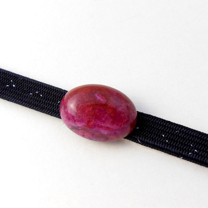 [石美 SEKIBI] 天然石 ジャスパー 帯留め II