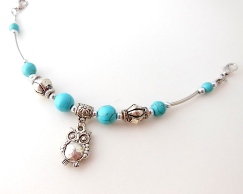 本トルコ石（梟）