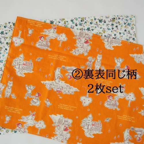 Fate ランチョンマット 26枚セット ジッパーケース付き 8種類から選べる 2枚set 35×25～26 ランチョンマット 保育園
