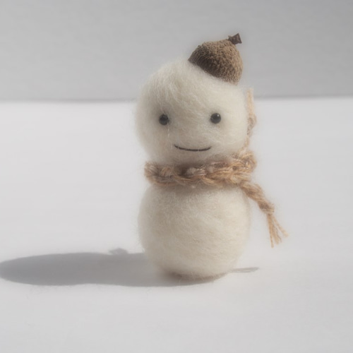 キット】羊毛フェルト ゆきだるま （ツリーはオプションにて選べます