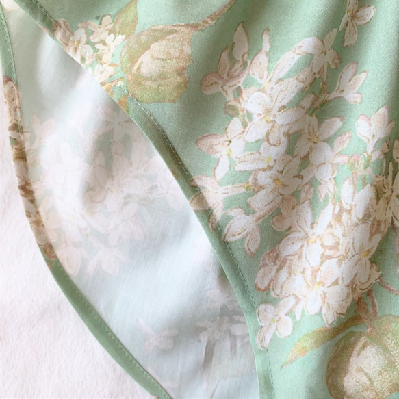 LIBERTY Archive Lilacs（アーカイブライラック）Mint「ふわりショーツ」 3枚目の画像