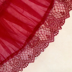 tulle skirt 「arabesque」【Berry pink】 5枚目の画像