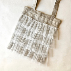 pleats bag 【beige】 2枚目の画像