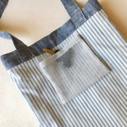 pleats bag 【blue】 4枚目の画像