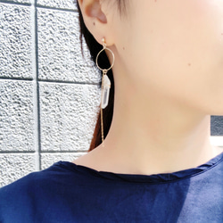 tsurara crystal hoop pierce -14kgf- 3枚目の画像