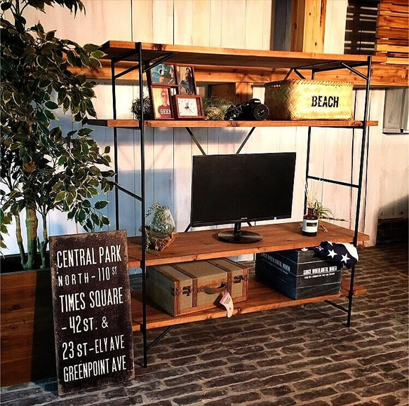 INDUSTRIAL BRANCH テレビ台 テレビボード テレビラック - 家具