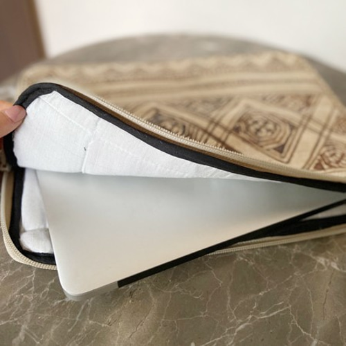 ろうけつ染め パソコン オーガニックヘンプ・麻 ノート型パソコン