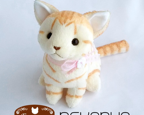 生後２０日♡トラ柄子猫ちゃん♡お昼寝セット♡アートドール♡ぬいぐるみ♡ 0_56918fc73ef5b9fee741473db708