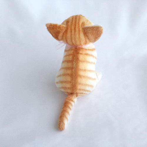 猫ぬいぐるみ「ねこにゃ」茶トラ 【受注製作】 ぬいぐるみ Ficorintan