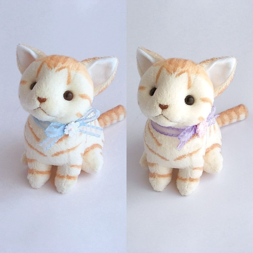 猫ぬいぐるみ「ねこにゃ」茶トラ 【受注製作】 ぬいぐるみ