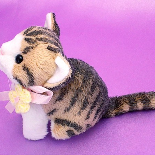 猫ぬいぐるみ「ちびにゃ」キジトラ白【受注製作】 ぬいぐるみ