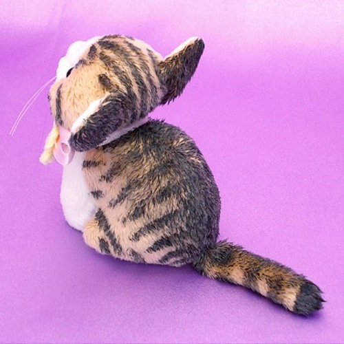 猫ぬいぐるみ「ちびにゃ」キジトラ白【受注製作】 ぬいぐるみ