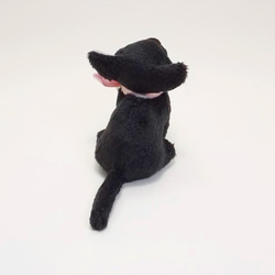 猫ぬいぐるみ「ちびにゃ」黒猫【受注製作】 4枚目の画像