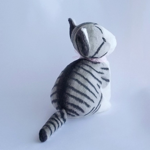 猫 ぬいぐるみ＆マスコット まとめ売り☆ 14こ バラ売り不可 中古品 ‪☆ 猫ぬいぐるみ「ねこにゃ」サバトラ白 【受注製作】 : Ficorintan