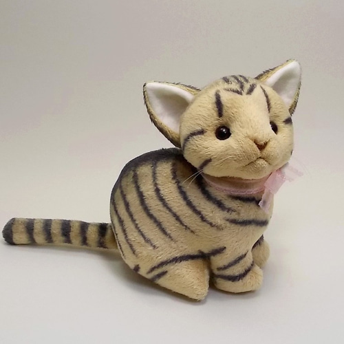 猫ぬいぐるみ「ねこにゃ」キジトラ 【受注製作】 ぬいぐるみ