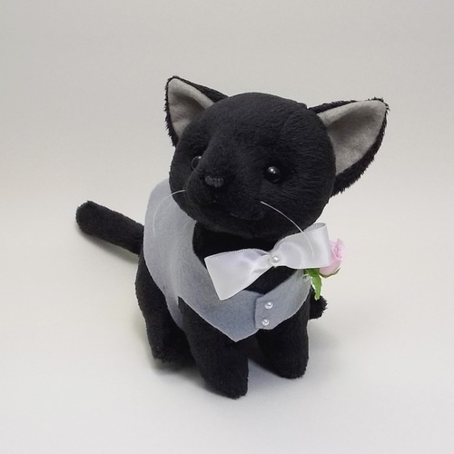 ウェディングキャット新郎・黒猫 / ウェルカムキャット / 猫の