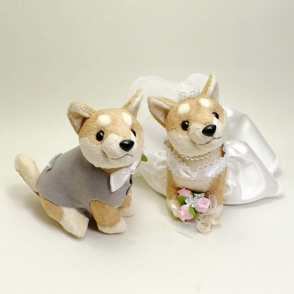 柴犬のウェルカムドッグ・赤柴 【受注製作】 ご了承ください