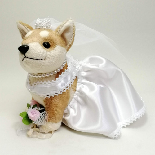 ハンドメイド　オーダー受付ページ　♡ぬいぐるみ　柴犬　パネル♡ ウェルカムドッグ新婦・柴犬 / 赤柴・白柴・黒柴 / 犬の