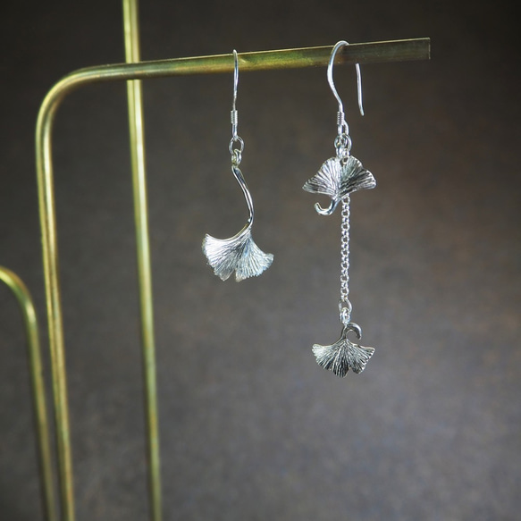 ginkgo earring_銀杏耳環 謝禮, 伴娘禮, 閨蜜, 六禮, 女朋友, 生日禮物, 植物 森林 花卉 自然 第3張的照片