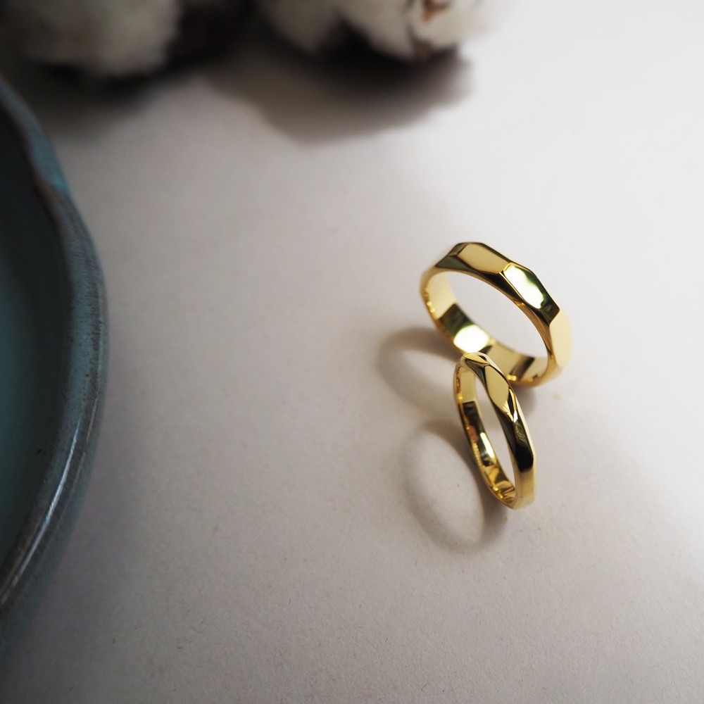 チェイスアイスfリングk_チェイスアイスfリングkKゴールドペアリング結婚指輪プロポーザルリング婚約指輪限定版カスタムメイドジュ