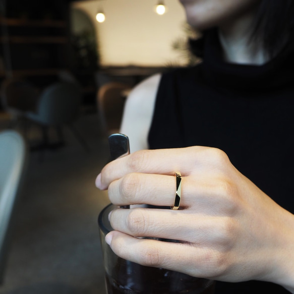ファームfリングk_ファームfリングkKゴールドペアリング結婚指輪提案リング婚約指輪限定版カスタムジュエリーフェアトレード結婚指 4枚目の画像