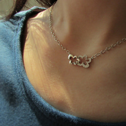 mittag NL410_cloud necklace_雲朵項鍊 925純銀 限量 設計師手做 附品牌原木珠寶盒 第1張的照片
