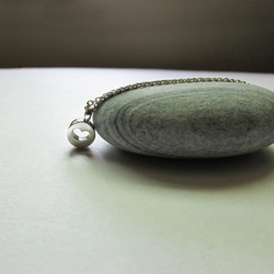 mittag NL702 round heart necklace_圓心項鍊 純銀 限量 設計師手做 附品牌原木珠寶盒 第3張的照片