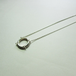 Mittag NL713 Lifebuoy necklace_ Lifebuoyネックレススターリングシルバー限定デザイナーハン 4枚目の画像