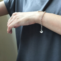diamond heart bracelet_鑽石心手鍊 限量 設計師手做 附品牌原木珠寶盒 情人節 第2張的照片