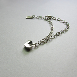 diamond heart bracelet_鑽石心手鍊 限量 設計師手做 附品牌原木珠寶盒 情人節 第4張的照片
