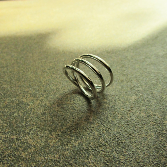 ring ring ring_圈圈戒指 925純銀 限量 設計師手做 第4張的照片