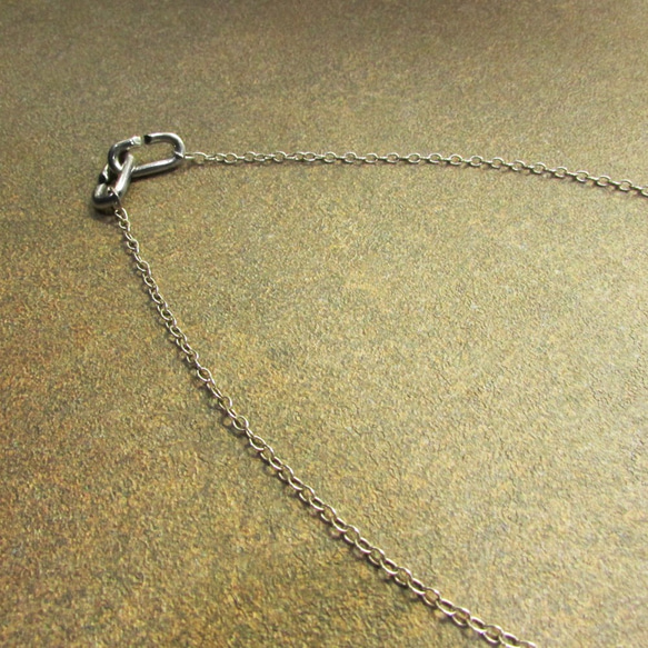 buckle necklace_雙扣項鍊 mittag 925純銀 限量 設計師手做 附品牌包裝 超取免運 第9張的照片