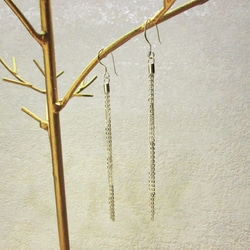 tassel earring_流蘇耳環 mittag 925銀 限量 設計師手做 附品牌包裝 超取免運 第2張的照片