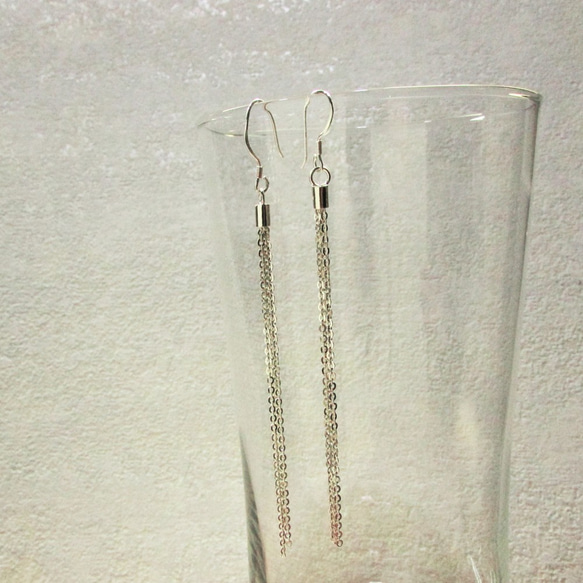 tassel earring_流蘇耳環 mittag 925銀 限量 設計師手做 附品牌包裝 超取免運 第4張的照片