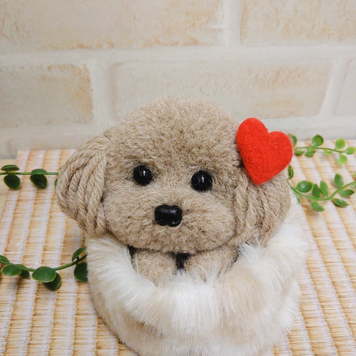 トイプードル 羊毛フェルト ぽんぽん （①1から作ろうリアル