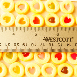 スイーツデコ 丸形×ハート ジャムサンドクッキー 10枚(ランダムカラー) 4枚目の画像