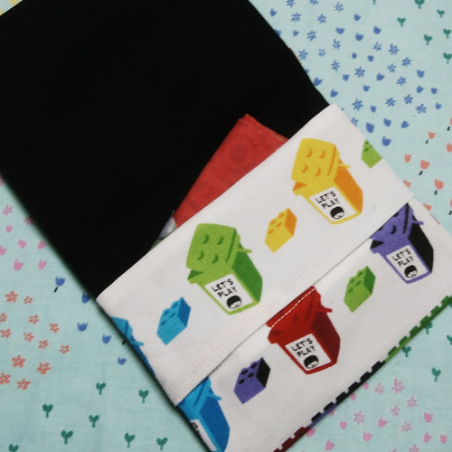 ☆一点限り☆送料込みハンドメイド移動ポケットグリーンストライプリボン