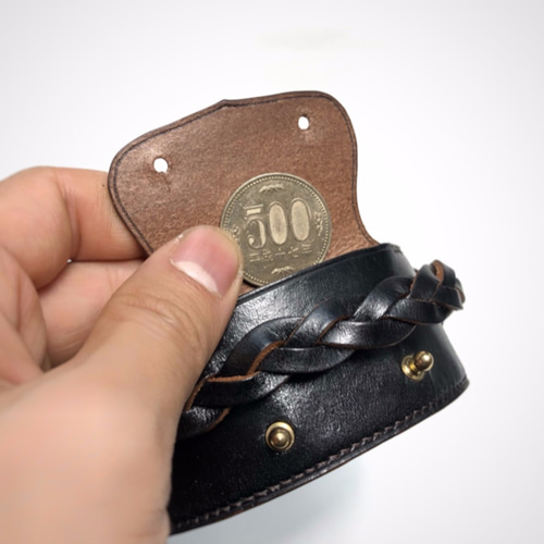 レザー バングル 黒 （茶芯） ブレスレット Jindy 通販 7086876