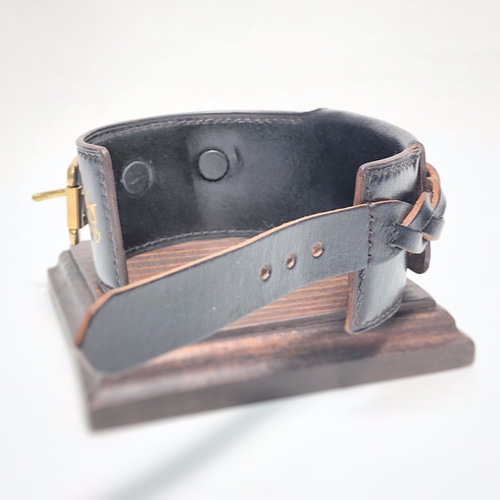 Y/PROJECT レザーバングル Amazon.com: Jeilwiy Genuine Leather Bracelet Wide Black Belt