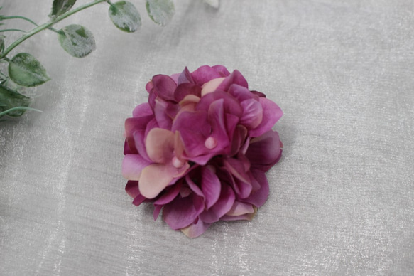 250　選べる♡　アジサイのふんわりミニコサージュ　　　　　卒業式　入学式　結婚式　パーティ　紫陽花　七五三 7枚目の画像