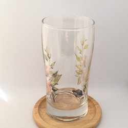 水性　ローズ　バラ　グラス　ガラスコップ 4枚目の画像